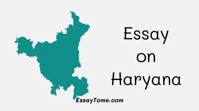 essay on haryana in english 500 words