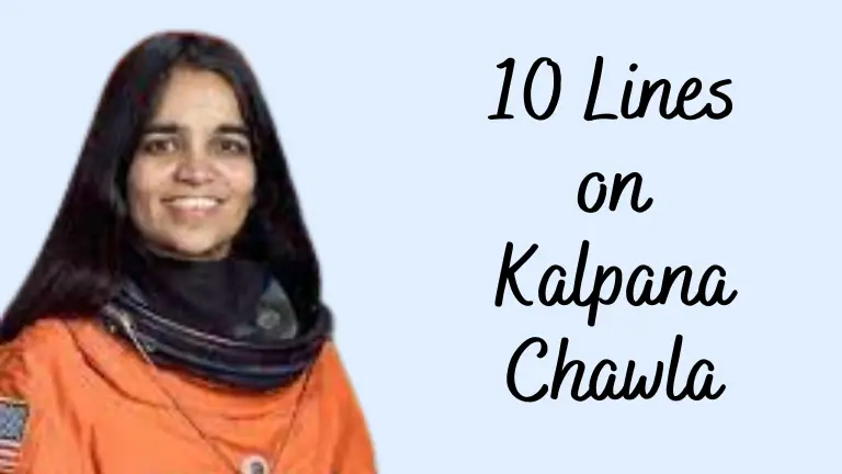 10 lines on kalpana chawla